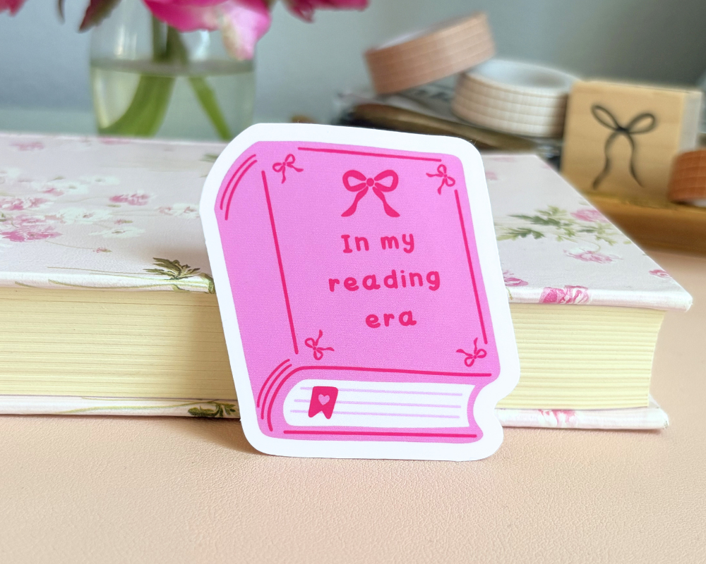 In My Reading Era Book Sticker