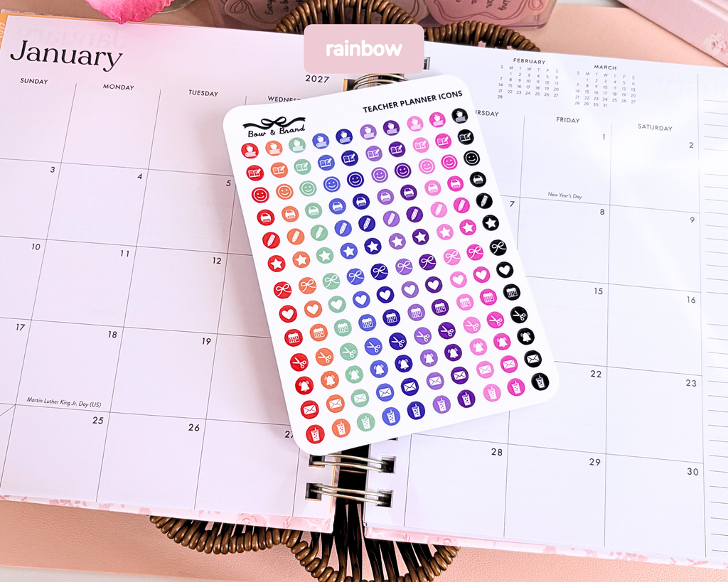 Teacher Planner Icons