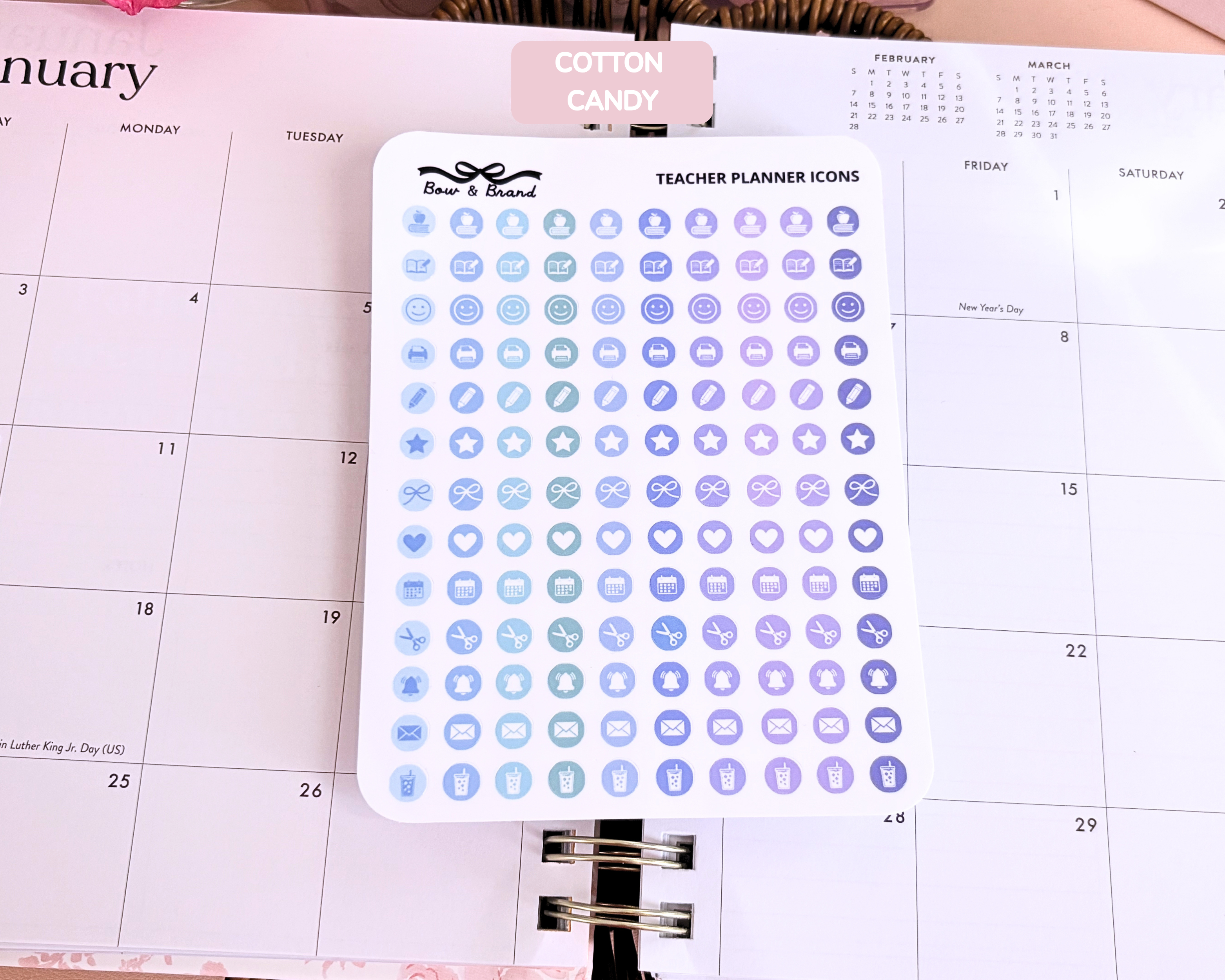 Teacher Planner Icons