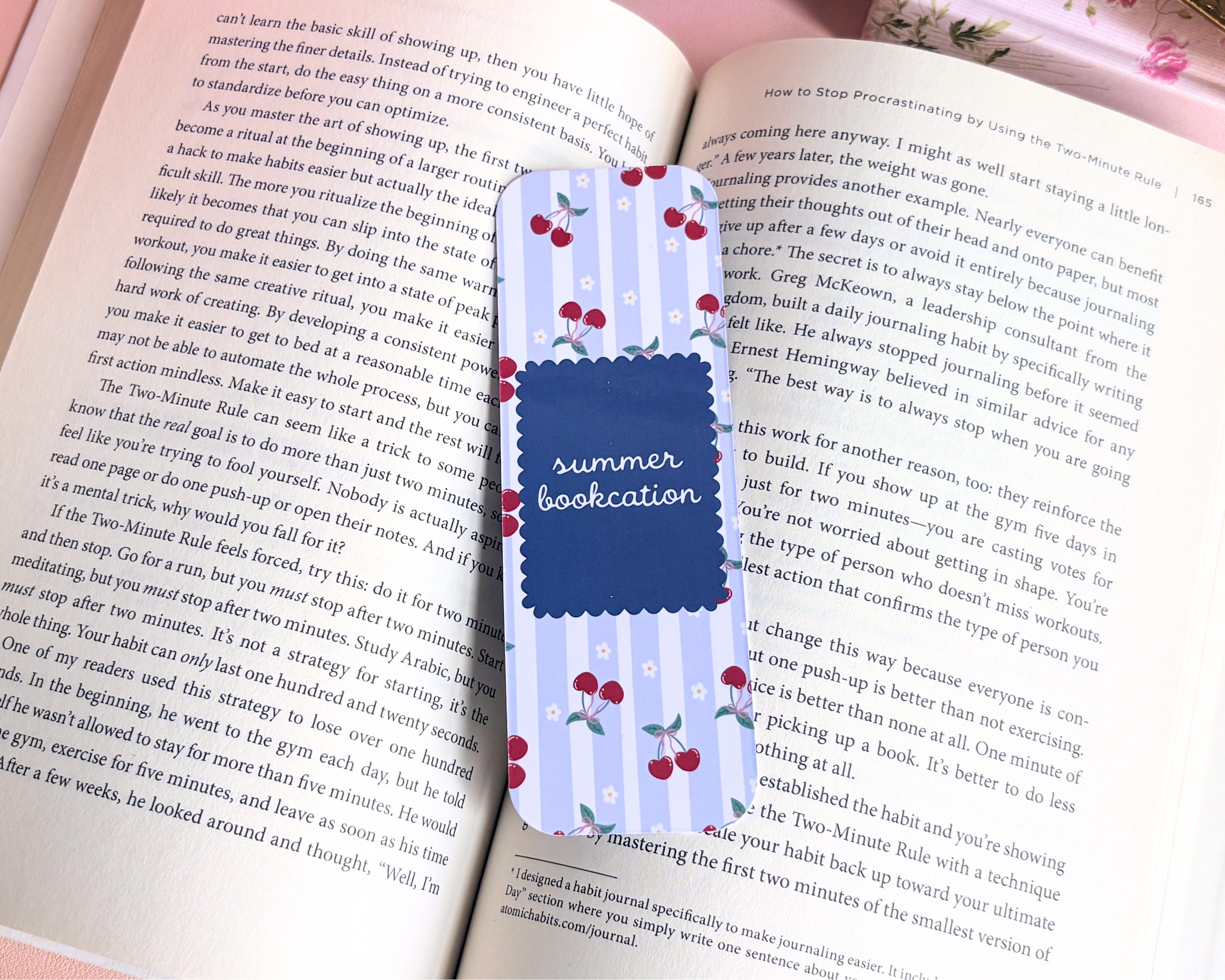 Summer Bookcation Bookmark