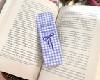 Her Own Main Character Gingham Bookmark