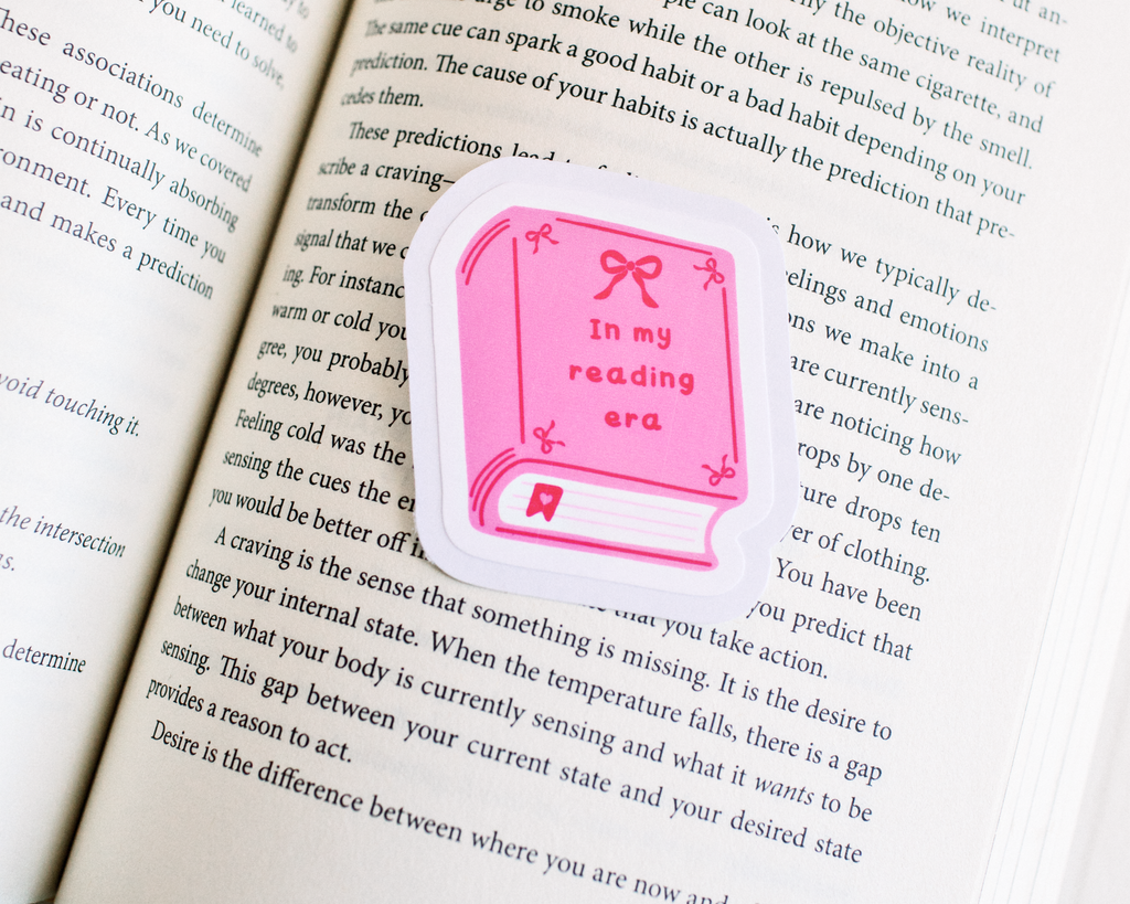 In My Reading Era Book Sticker