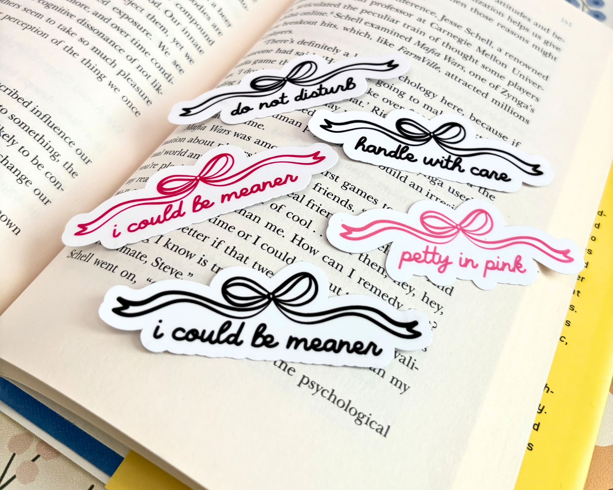 Sassy Coquette Bow Sticker Bundle